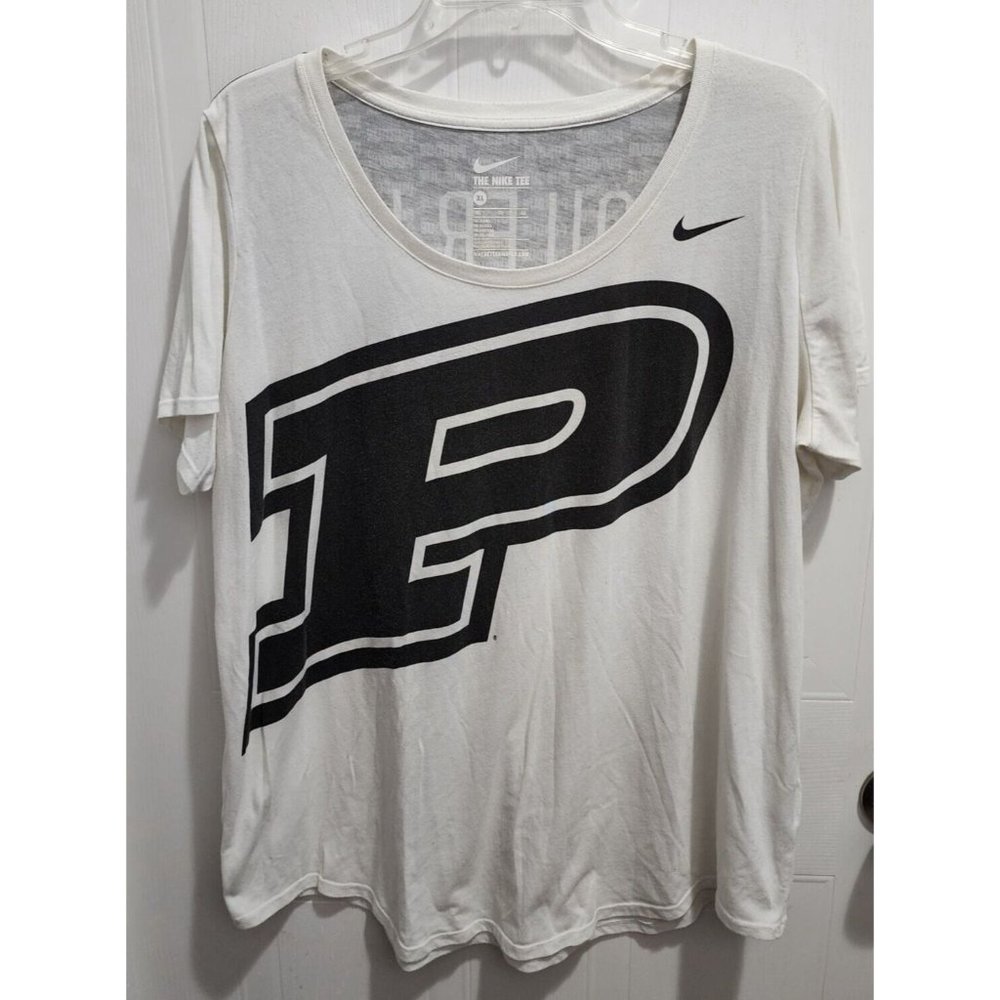 Nike Purdue University Boilermakers Women's Short Sleeve Tee Shirt‎ Top Size XL